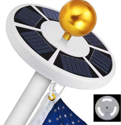 Solar Flagpole Light